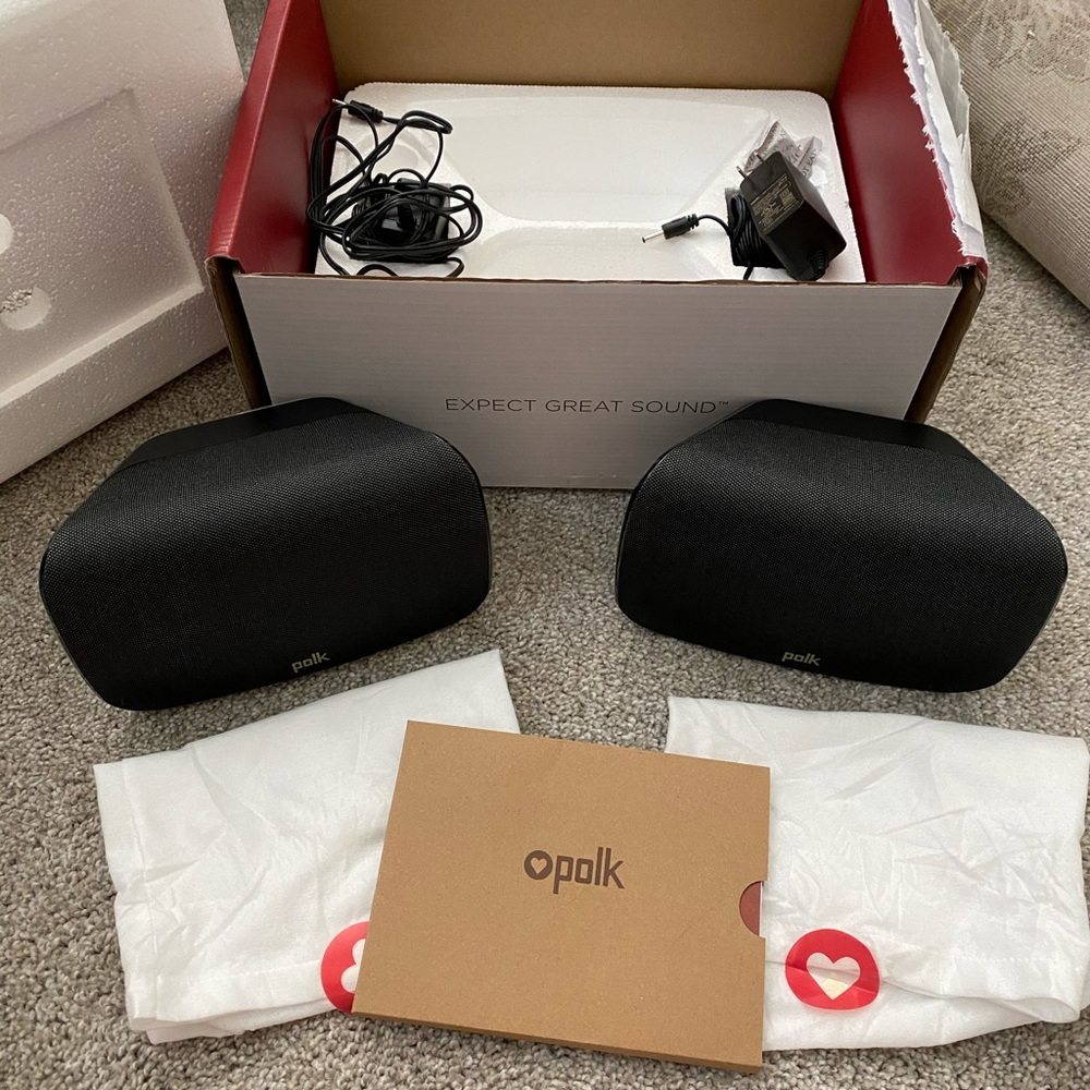 Polk audio sr1 wireless surrounds speakers